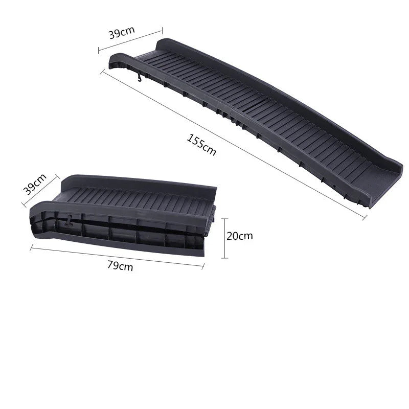 Adjustable Pet Ramp for Senior Dogs – Easy Access to Car, Sofa & Bed with Non-Slip Surface & Joint Relief - DogRelief