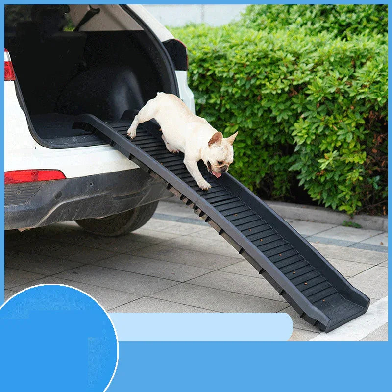 Adjustable Pet Ramp for Senior Dogs – Easy Access to Car, Sofa & Bed with Non-Slip Surface & Joint Relief - DogRelief