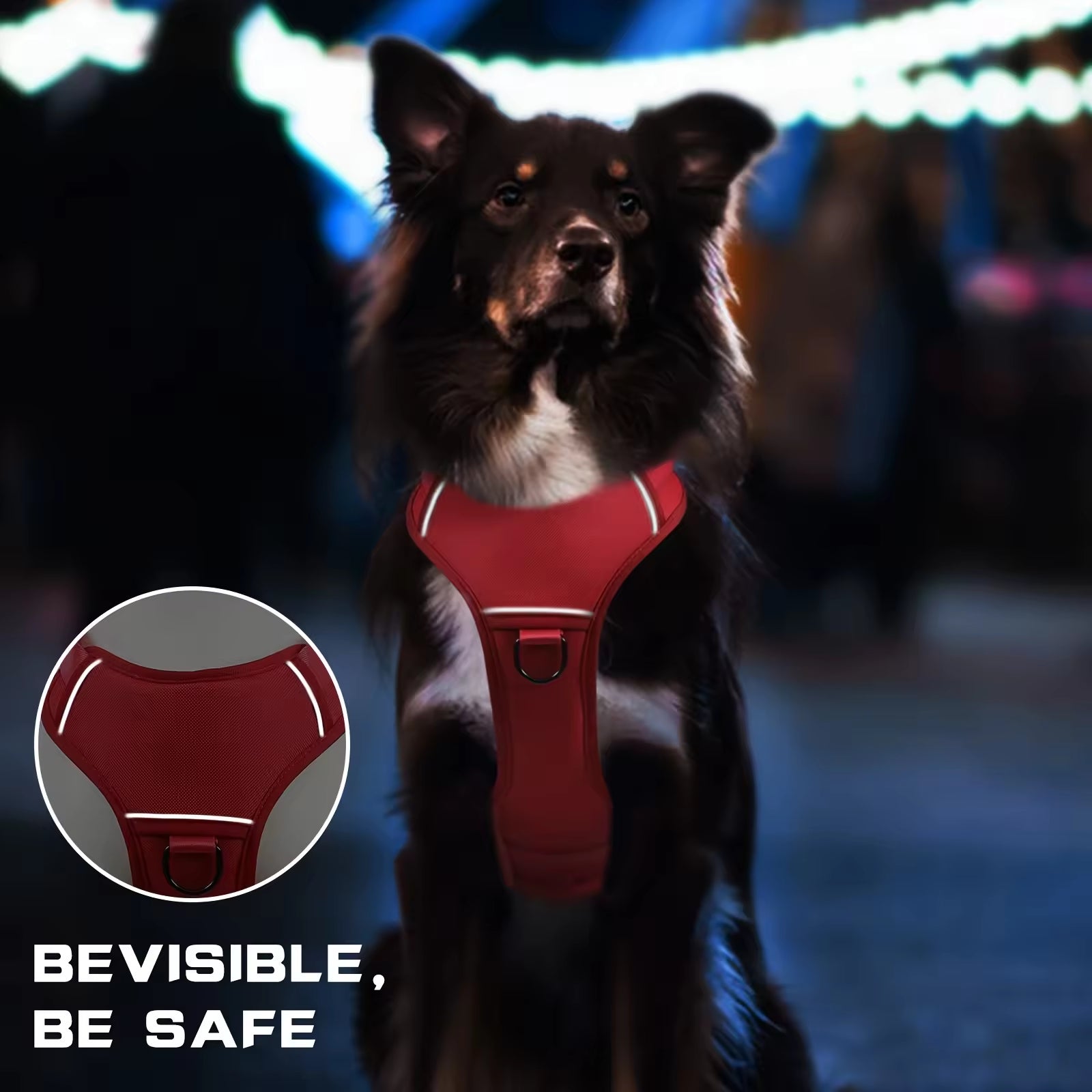 DogRelief™ No-Pull Tactical Dog Harness | Adjustable Reflective Vest with Dual Handles
